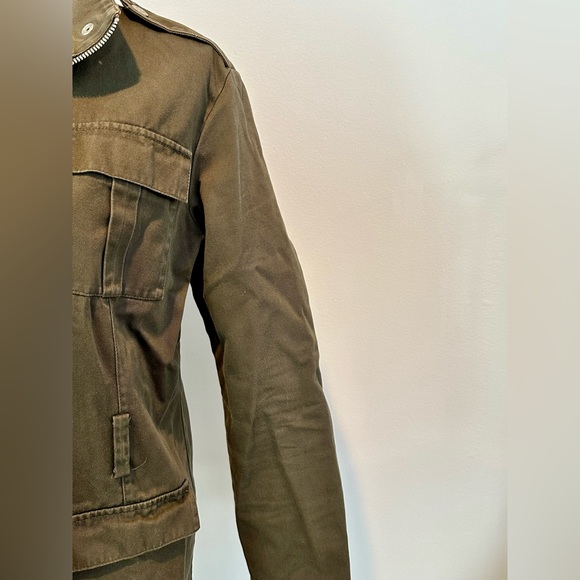 Vintage Old Navy green army cargo jacket - Picture 4 of 10
